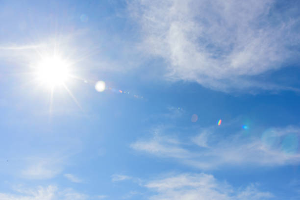 istock Blue sky with cloud in the morning. 1052037632