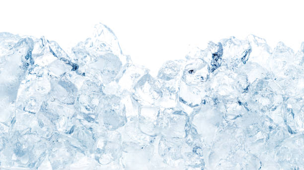 氷の背景。 - ice crystal 写真 ストックフォトと画像