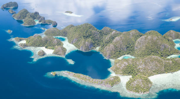istock Beautiful Limestone Islands in Raja Ampat 1052047914
