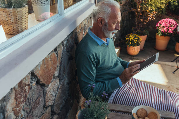 istock Embracing the online world 1052052872