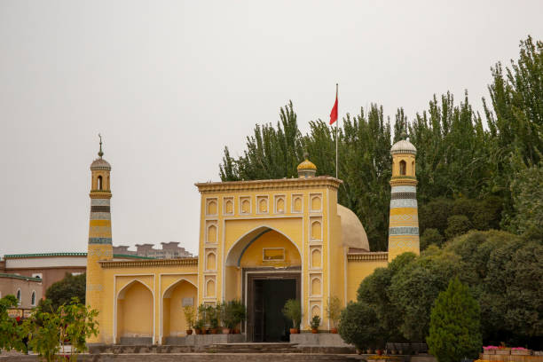 istock Front of Eidgah in Kashgar, China 1052056052