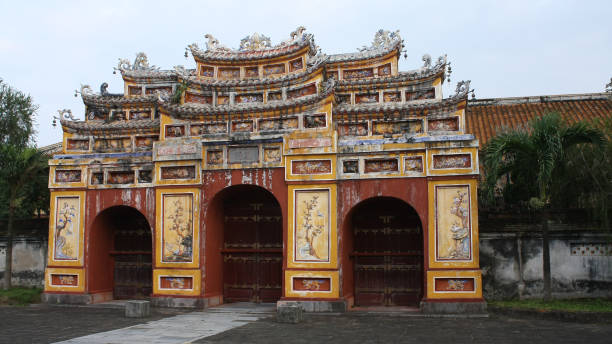 istock Gate to Hung To Mieu Temple 1052077182