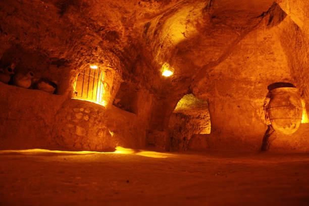 These are the undergrounds caves of the villa of Requena in Valencia, Spain.