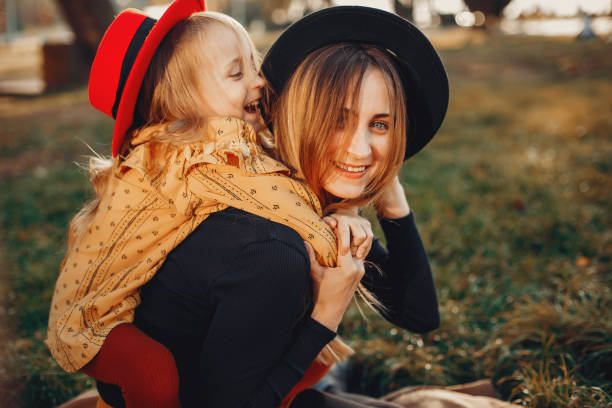 istock Family with pumpkins 1052173312