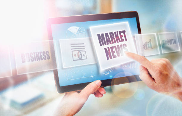 istock Selecting a Market News business concept 1052180372