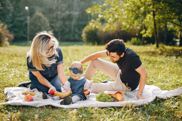 istock Family spend time in a park 1052191554