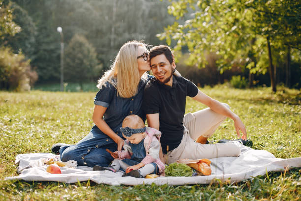istock Family spend time in a park 1052192068