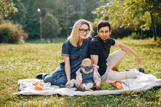 istock Family spend time in a park 1052192088