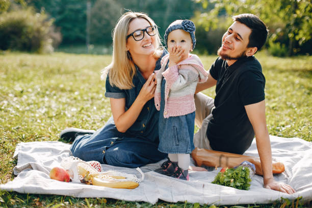 istock Family spend time in a park 1052193138