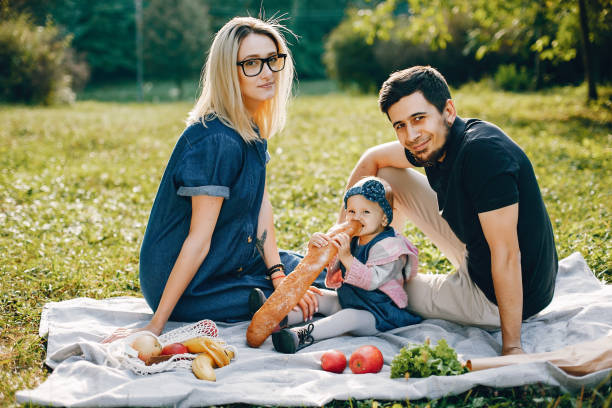 istock Family spend time in a park 1052195336