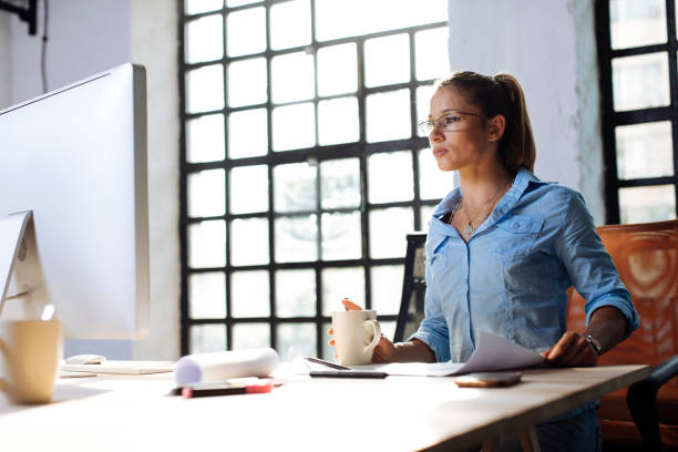 istock Woman at the office 1052215468