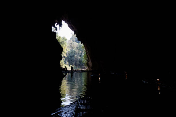 istock Tourist cave rafting in Thailand 1052270890