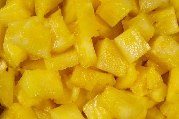 istock Background of the pineapple slices 1052297060