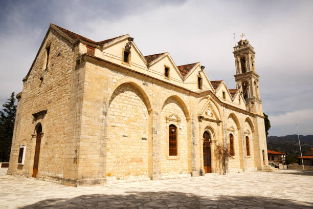 istock Old Agios Mamas church in Cyprus 1052360710