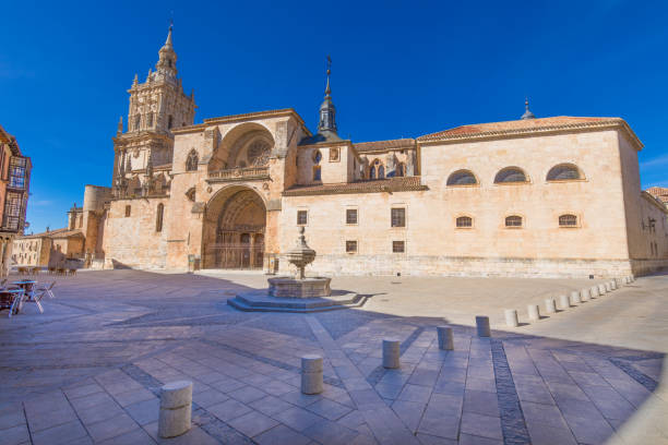 istock facade of cathedral in Burgo de Osma 1052360868