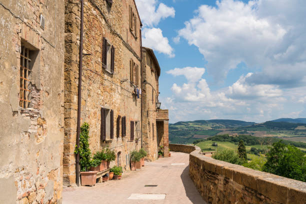 istock Old stone houses in Montalcino 1052363722