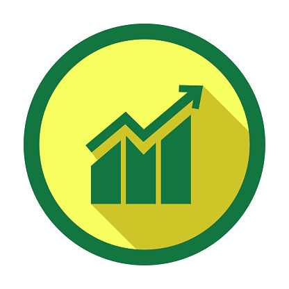 Growth Rath Symbol Growth Chart Stock Illustration - Download Image Now - Growth, Icon ...