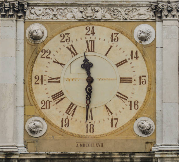 istock City hall tower clock from Modena, Italy 1052365280