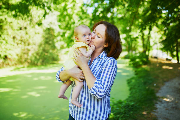 istock Mother walking with daughter on a summer day 1052400882