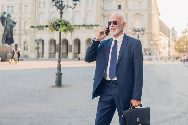 istock Businessman talking on mobile phone 1052463666