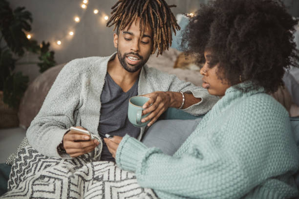 istock Couple have cozy weekend 1052499908