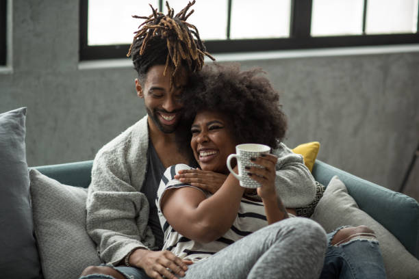 istock Romantic couple have cozy weekend 1052500300