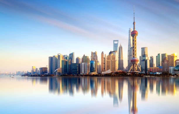 istock Shanghai city skyline 1052820812