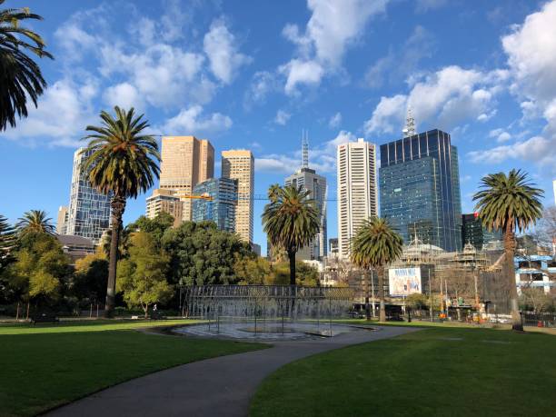 istock Parliament gardens Melbourne 1052834942