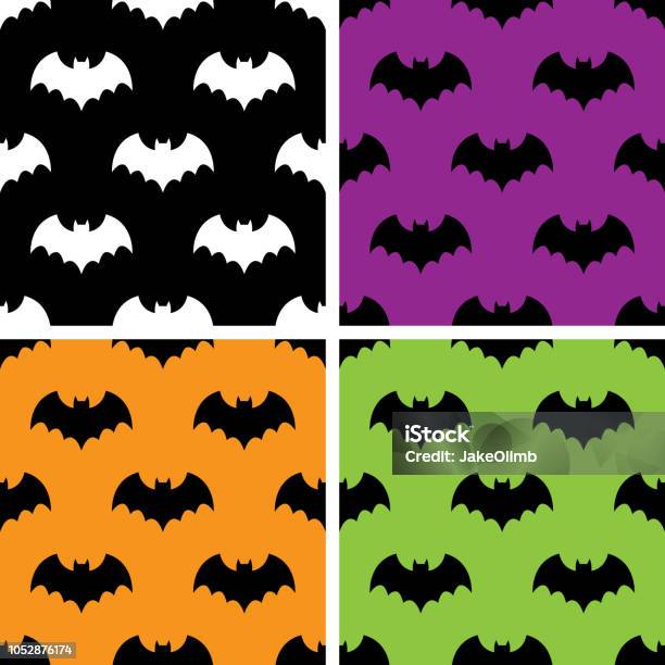 Bat Pattern Dots Bat Patterns Stock Illustration - Download Image Now - Animal, Animal ...
