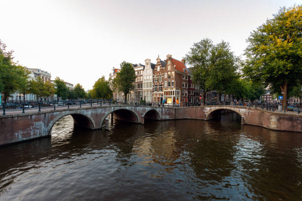 istock Amsterdam Canals at Dusk Long Exposure 1052878452