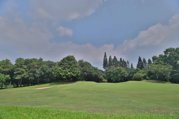 istock country Club golf course in Hong Kong 1052879244