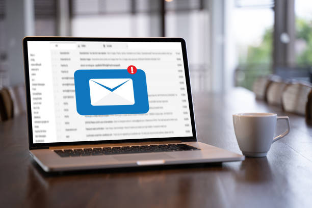 istock Mail Communication Connection message to mailing contacts phone Global Letters Concept 1052890632