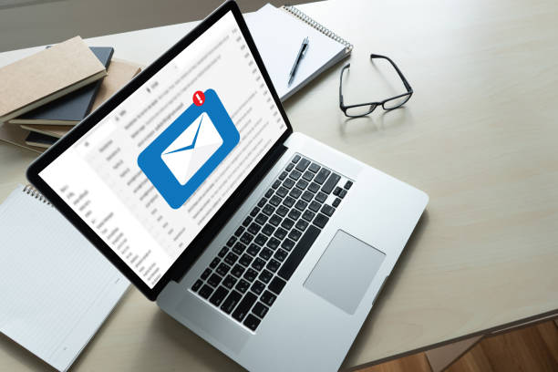 istock Mail Communication Connection message to mailing contacts phone Global Letters Concept 1052890742