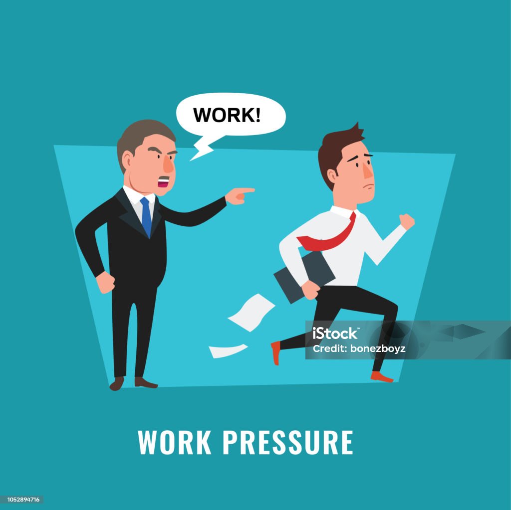Ảnh Minh Họa Áp Lực Công Việc Hình minh họa Sẵn có - Tải xuống ...