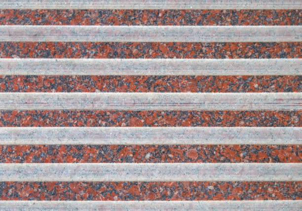 Red marble strip tiles texture