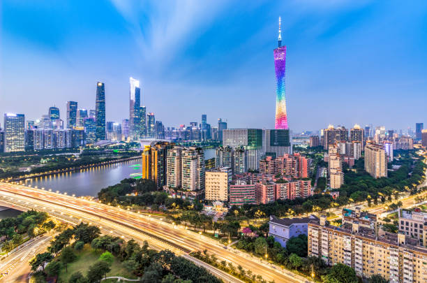 istock Guangzhou city skyline 1052917966