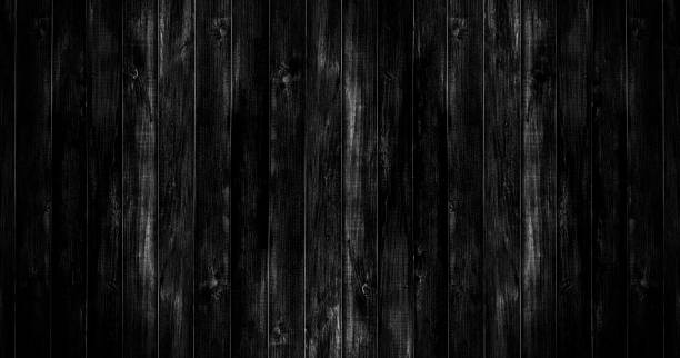 istock Black wood floor texture background. Abstract black background wood pattern Blank for design 1052949976