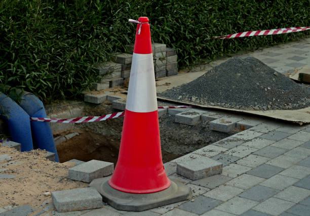 istock deep excavation in the food path 1052952420