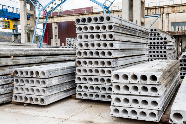 istock Plant of reinforced concrete structures 1052983792