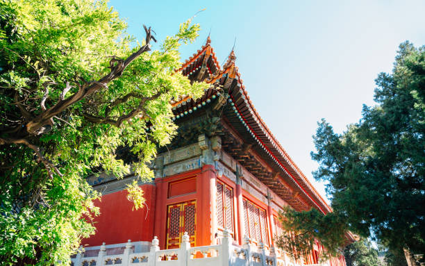 istock Confucius Temple, Historical architecture in Beijing, China 1052986804