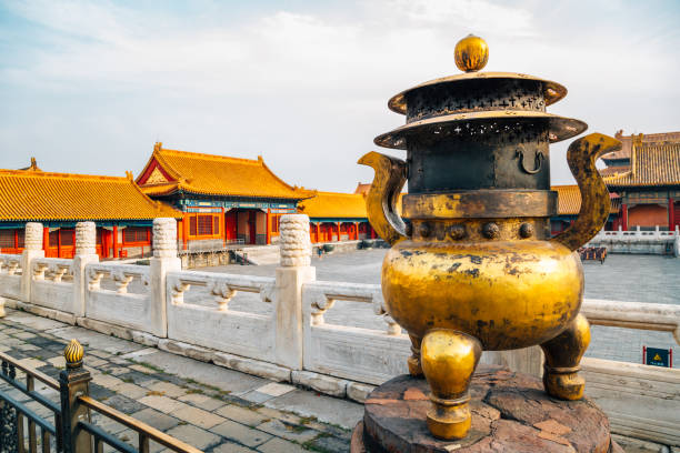 istock Forbidden City, Historic architecture in Beijing, China 1052988768
