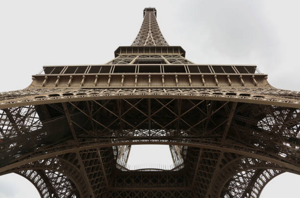istock Eiffel tower from bottom in Paris France 1052995804