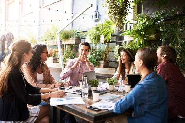 istock Having a quick and casual meeting 1052998198