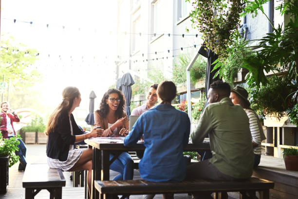 istock Taking business out in the fresh air 1052998212