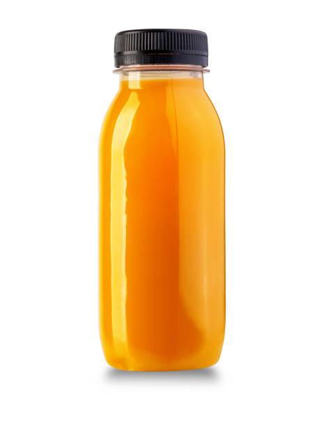 istock Orange Juice in a Bottle Isolated 1053004342