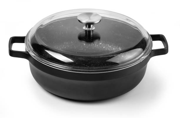 istock Pan with lid isolated on white background 1053004588
