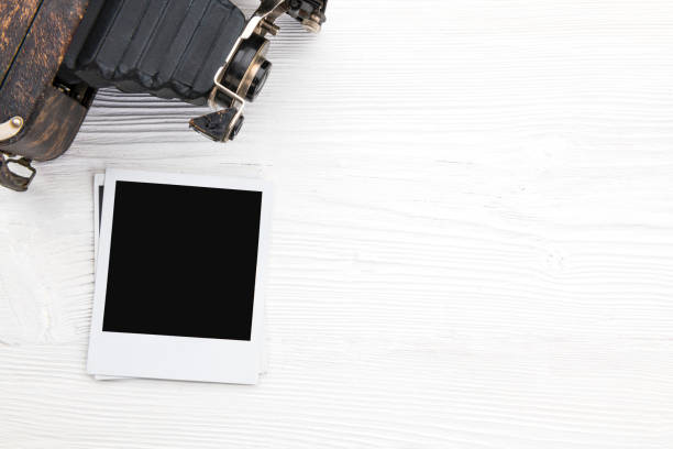 instant camera isolated on white