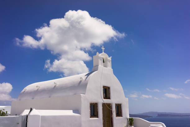 istock A church in Santorini Greece 1053009050