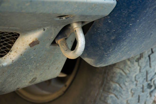 istock Hook part in the car to tow another car 1053012092