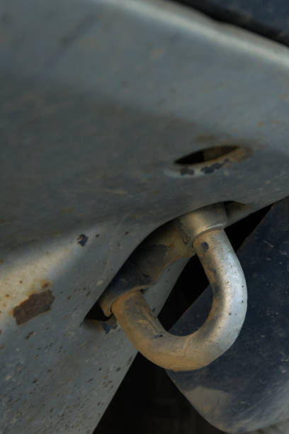 istock Hook part in the car to tow another car 1053012110